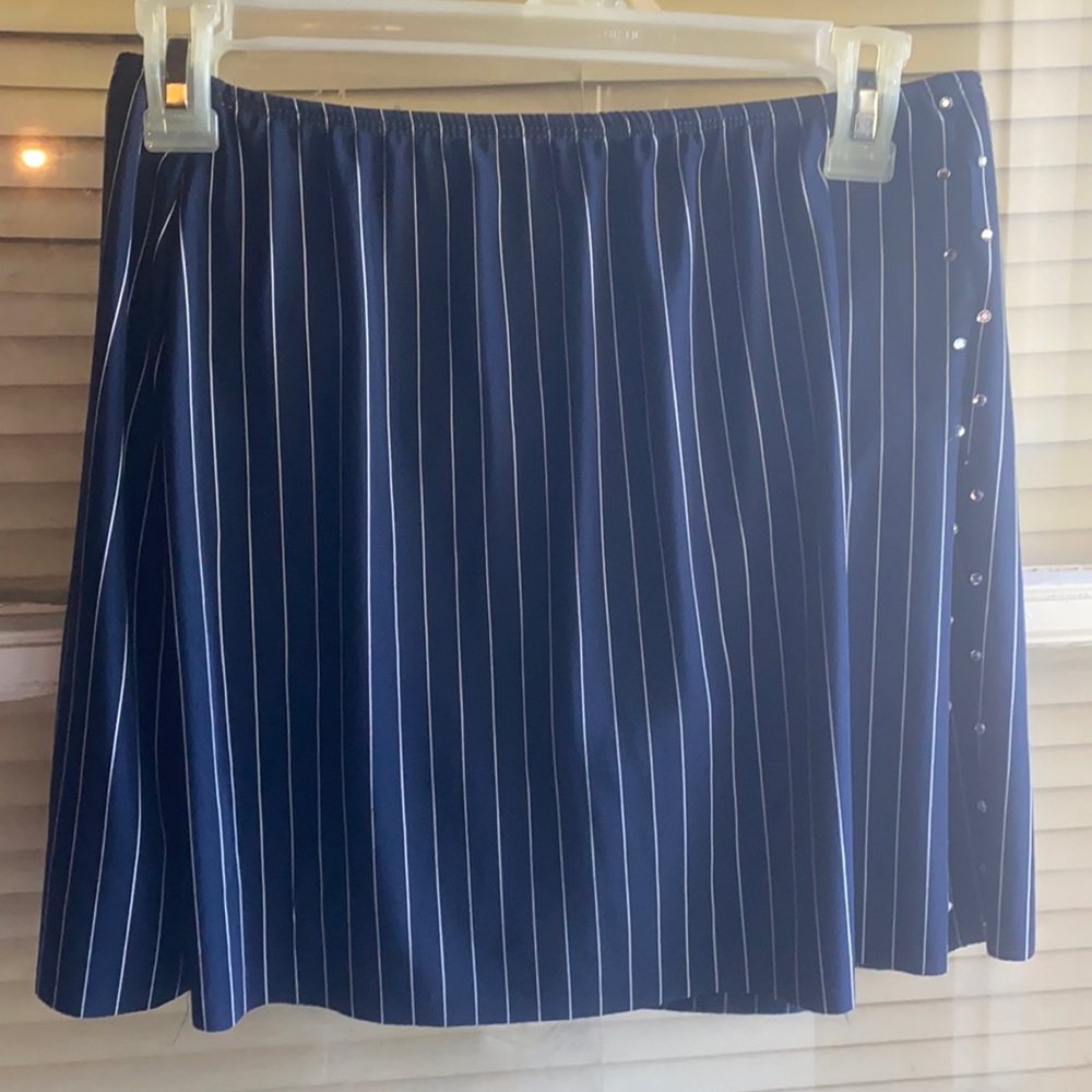 The Competitor Sz 12 New Dance Skirt- Built in Panties & Bling!!!